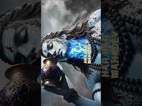 Why Shiva Turned Blue Neelkanth Moment #mahadev #bholenath #shivbhakti #poison #savetheworld #short