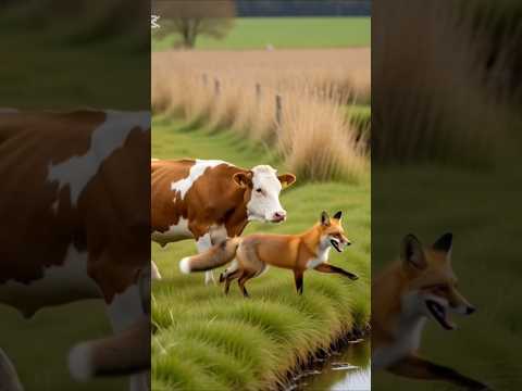 The Cow and the Clever Fox#ai #motivation #CowAndfox