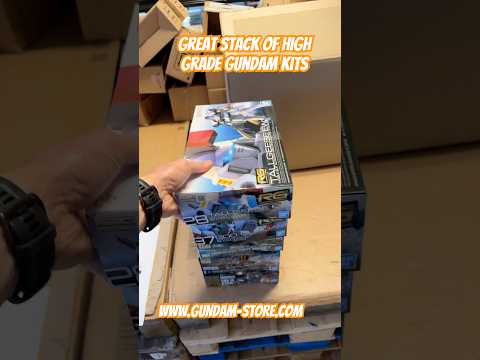 ホビーの動画サムネイル - Great stack of high grade gundam kits #gundam #gunpla #bandai #modelkit #hobby