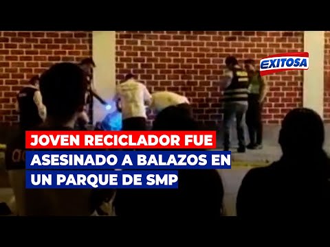 Un joven reciclador fue asesinado a balazos en un parque de San Martín de Porres