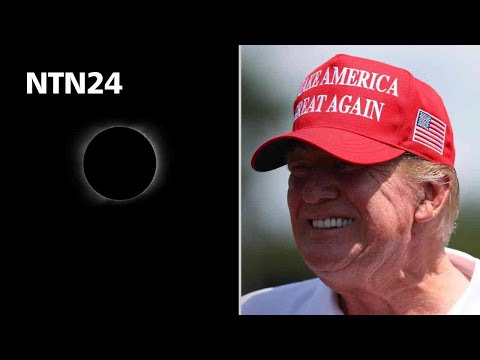 El guiño de Trump al eclipse de Sol con el que hizo campaña para la presidencia de Estados Unidos