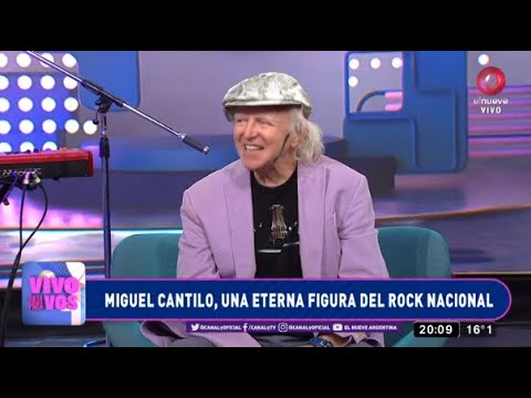 #VivoParaVos | Miguel Cantilo, uno de los pioneros del rock nacional