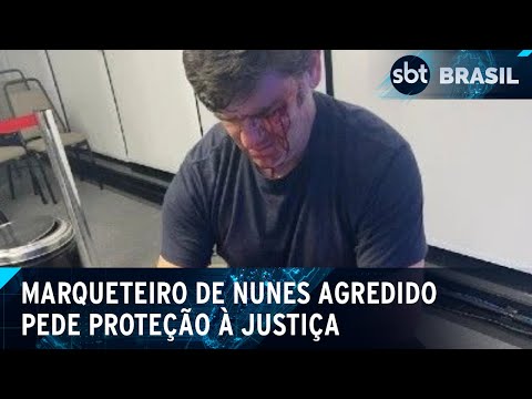 Após soco de assessor de Marçal, Duda Lima pede proteção à Justiça | SBT Brasil (24/09/24)