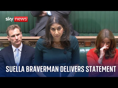Watch live: Suella Braverman’s personal statement in the Commons