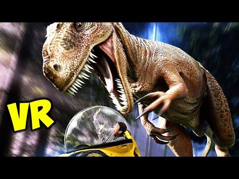 BEWARE Jurassic World Gyrosphere IN VIRTUAL REALITY!