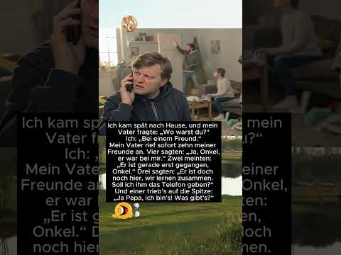 Vater testet die Freundschaft 📞🤣
