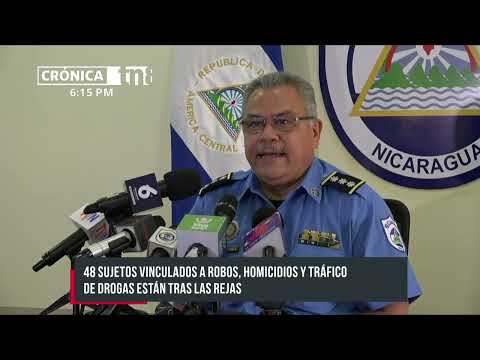Cae buen número de presuntos delincuentes en la última semana - Nicaragua
