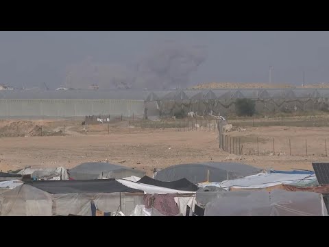 Explosions heard and smoke seen over Gaza Strip