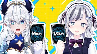 Playing Cardfight Vanguard w/ @lilykoizumi