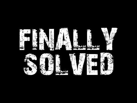 finally solved... (2,773 days later)