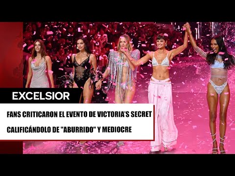 ´Muy aburrido’, así calificaron fans el regreso de la pasarela de Victoria’s Secret