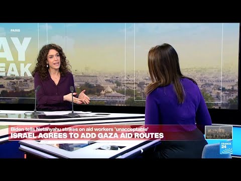 'There are three elements in this improvement for the access to aid in Gaza' • FRANCE 24 English