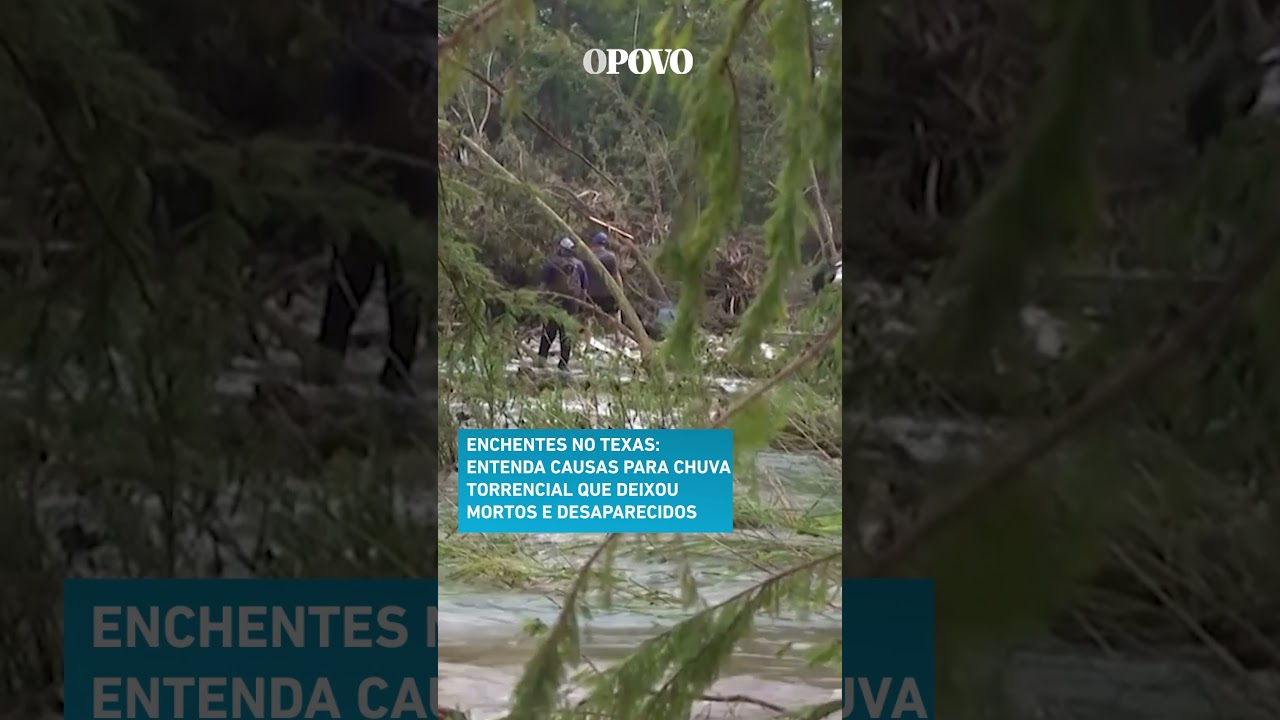 Entenda as causas para chuva extrema que provocou enchentes e deixou dezenas de mortos no Texas