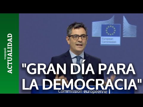 Bolaños celebra la renovación del CGPJ: Es un gran día para la democracia