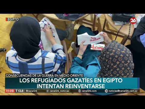 Los refugiados gazatíes en El Cairo, un año de exilio, desamparo oficial y sueños