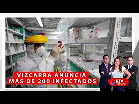Coronavirus: Vizcarra anuncia más de 200 infectados - RTV Noticias