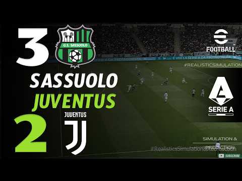 🔴 In Diretta : Sassuolo - Juventus | Serie A 2026 | Partita in diretta oggi eFootball Simulazione