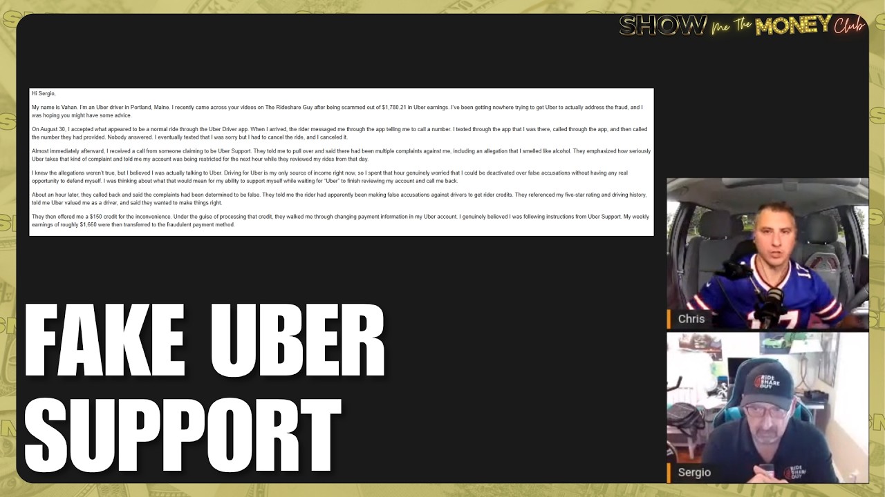 This Uber Driver Lost $1,780 in a FAKE Support Scam