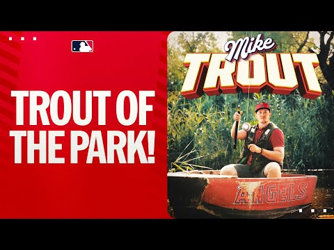 Mike Trout pounds this baseball 112 MPH into the Angels bullpen for his 12th home run of 2025!