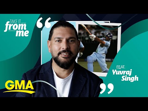 Former Cricket World Cup champ Yuvraj Singh shares inspiring advice to young athletes