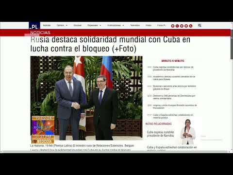 Canciller de Cuba recibe su homólogo de Rusia