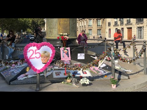 Mort de Lady Di : 25 ans après, Anglais et Français se souviennent au pont de l'Alma
