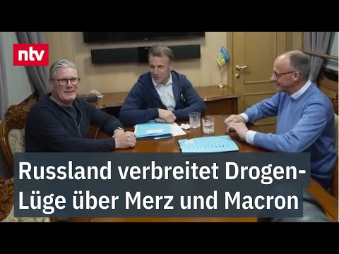 Russland verbreitet Drogen-Lüge über Merz und Macron - Großer Wirbel, einfache Erklärung