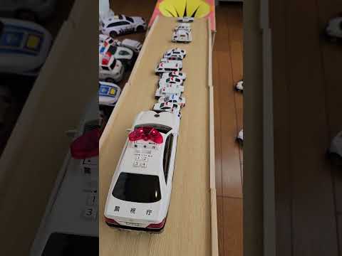 Police Car Slide into a Hole #policecar #toys