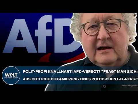 AFD-VERBOT: Knallhart-Analyse! "Fragt man sich: absichtliche Diffamierung eines politischen Gegners"
