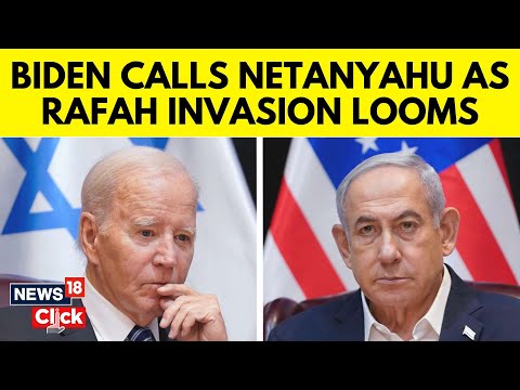US President Joe Biden Talks To The Prime Minister of Israel Benjamin Netanyahu | G18V | News18