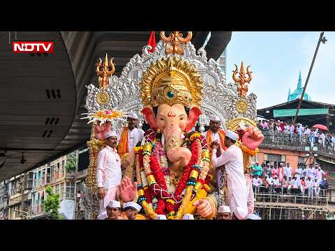 Lalbaugcha Raja Visarjan LIVE From Byculla | Visarjan Of Mumbai's Lalbaugcha Raja | Ganpati Visarjan