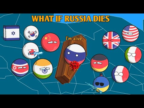 What if russia Dies? 😭🇷🇺 | Countries' Reaction 💔#countryballs #worldprovinces #geography #india