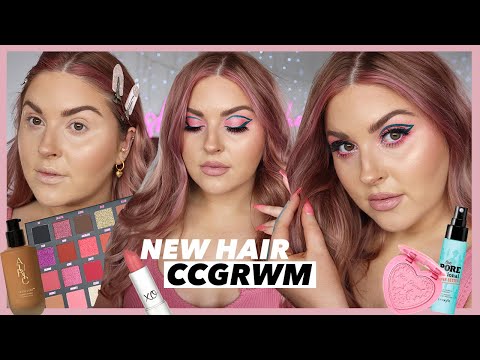 I dyed my hair pink.... ???? chit chat GRWM for an ad!