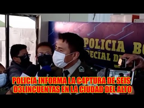 POLICIA PRESENTARON ANTISOCIALES CAPTUR4DO EN LA CEJA DEL ALTO..