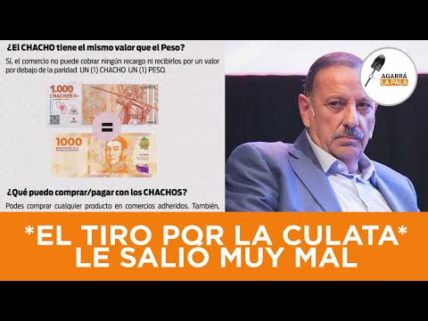 EN TODO EL PAÍS SE LE C#GAN DE RISA A LOS 'CHACHOS' DEL KUKA QUINTELA: 1 CHACHO = 1 PESO