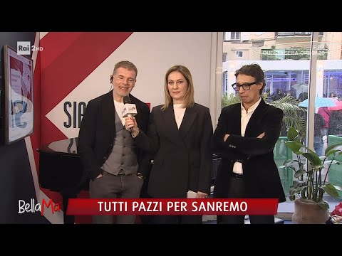 In collegamento da Sanremo Paolo Jannacci e Stefano Massini - BellaMa' 09/02/2024