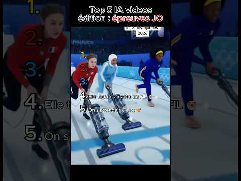 Parodie JO 🥇 : le chaos total 😭 #humour #parodie  #ia #sora2