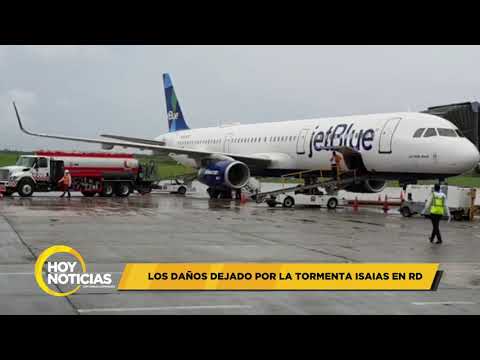 Los daños ocasionados por la tormenta Isaias a su paso por la Repùblica Dominicana