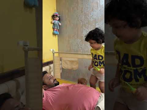 ছোটবেলার এই দিনগুলোতে মেয়েদের সব আবদার মেটাতে বাবারাই🥰😍 #tomadermehu #shorts #babyactivities #funny
