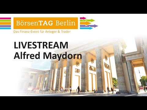 Börsentag Berlin Livestream Vortrag Alfred Maydorn