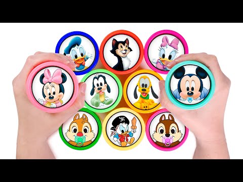 Sorpresas con MICKEY MOUSE y sus Amigos Bebés 🌈 Videos para niños