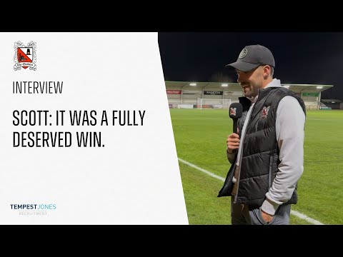 Scott: It was a fully deserved win