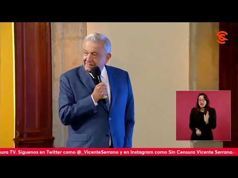 AMLO RESPONDE A VICENTE SERRANO QUE MINISTROS QUE ECHARON ABAJO LEY ELÉCTRICA SON TRAIDORZUELOS