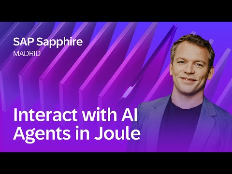 Interact with AI Agents in Joule | SAP Sapphire Madrid 2026