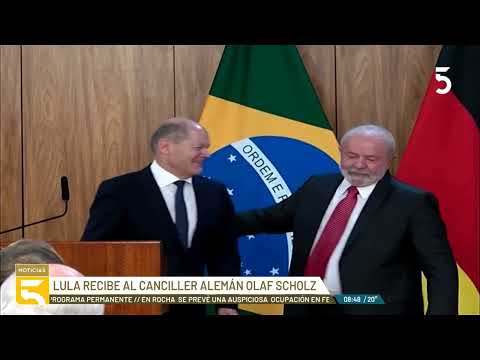Lula da Silva recibió al canciller alemán, Olaf Scholz, y marcaron diferencias sobre Ucrania