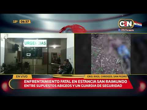 San Pedro: Enfrentamiento en estancia San Raimundo