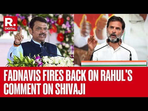 Devendra Fadnavis Says Rahul Gandhi Insults Shivaji Maharaj, He Must Apologise