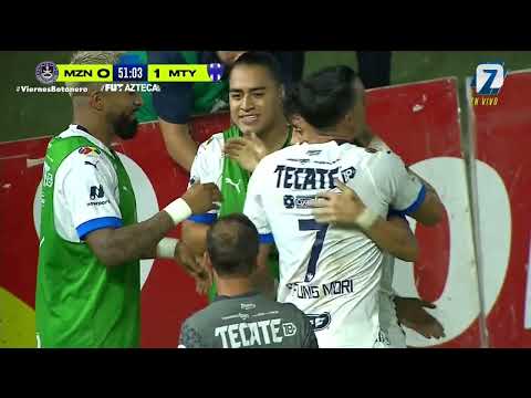 Gol de Joao Rojas | Mazatlán 0-1 Rayados | Liga BBVA MX - Apertura 2023 - Jornada 3