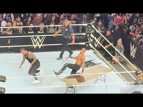 Jimmy Uso defeat Camelo Hayes 946 in a street fight at WWE Live Tour