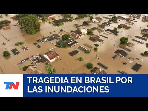 Escenario de guerra: el sur de Brasil intenta contener la tragedia climática sin precedentes